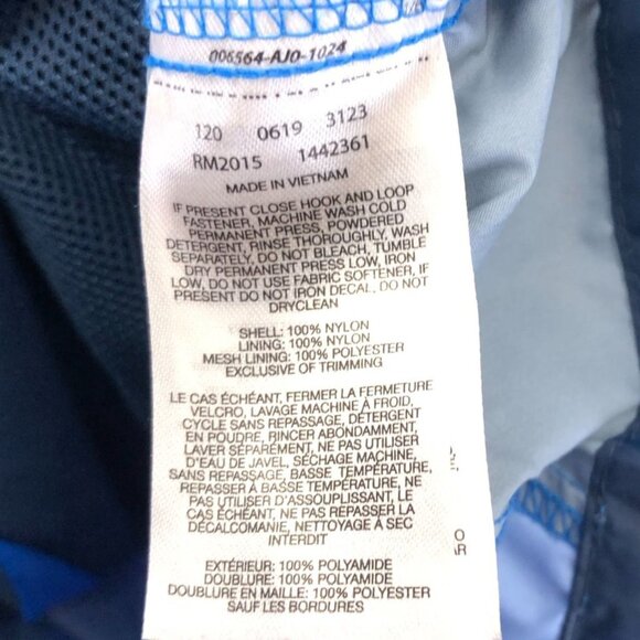 Columbia Mens Jacket Large Blue & Black Lightweight Nylon - Picture 6 of 10